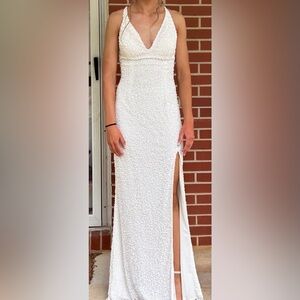 Scala full length formal dress